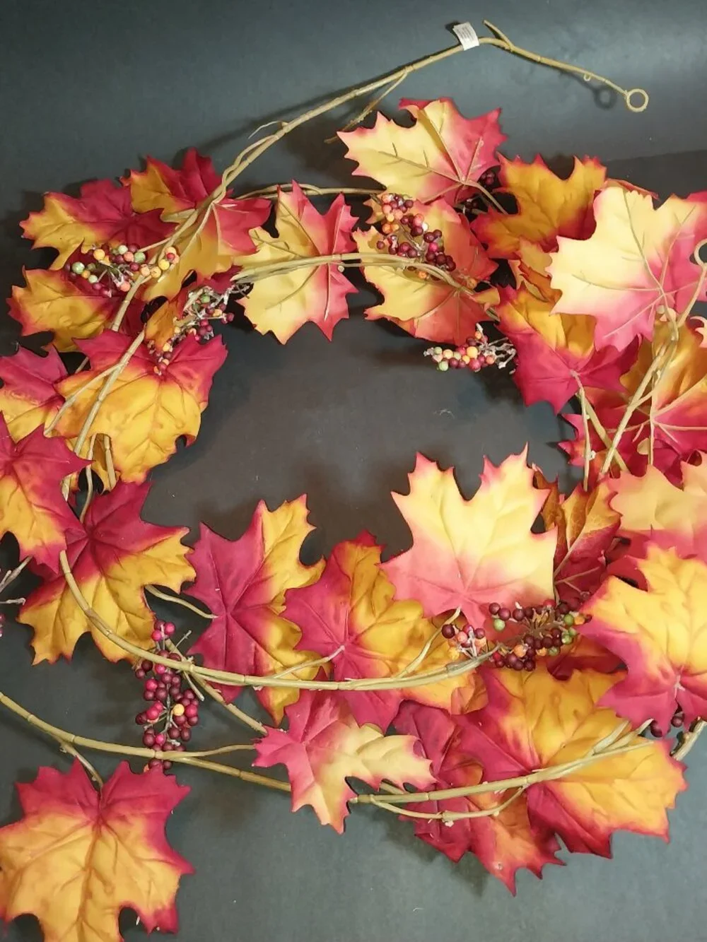 Fall Maple Leaf Fabric Garland Set 4